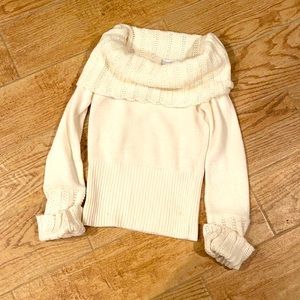 Off the shoulder sweater